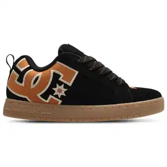 Foot Locker DC Shoes Court Graffik Sneakers Heren - Zwart - Maat 40 - Suède aanbieding