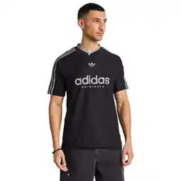 Foot Locker Adidas Football T-shirts Heren - Zwart - Maat S - Poly Jersey aanbieding