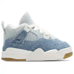 Foot Locker Jordan Retro 4 Babyschoenen - Wit - Maat 25 - Leer aanbieding