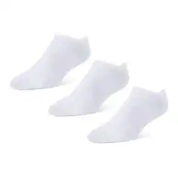 Foot Locker Foot Locker 3 Pack Active Dry No-show Sokken Unisex - Wit - Maat 42-47 aanbieding