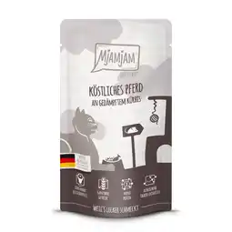 Zooplus 24x125g MjAMjAM Quetschie Paard nat kattenvoer aanbieding