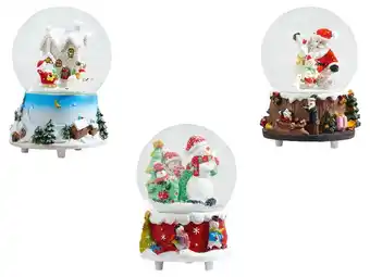 Lidl LIVARNO home Sneeuwbol met muziek aanbieding