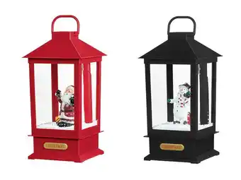 Lidl LIVARNO home Kerstlantaarn met sneeuweffect en muziek aanbieding