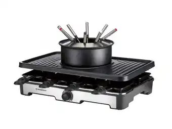 Lidl SILVERCREST Gourmetstel met fonduepan aanbieding