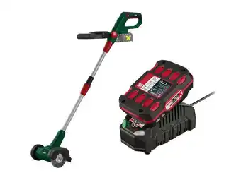 Lidl PARKSIDE Accu-voegenborstel 20 V met accu en lader aanbieding