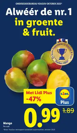 Lidl Mango aanbieding