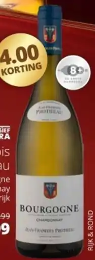 Mitra Jean-Francois Protheau Bourgogne Chardonnay aanbieding