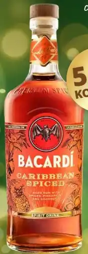 Mitra Bacardi Caribbean Spiced Rum aanbieding