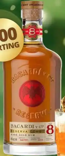 Mitra Bacardi Reserva Ocho Rum aanbieding