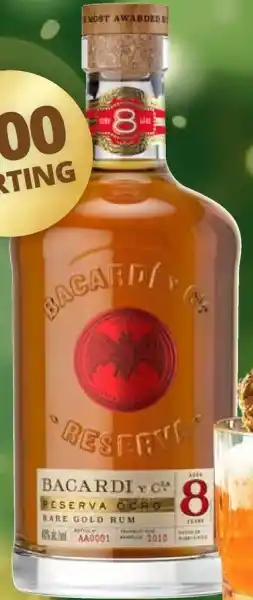 Mitra Bacardi Reserva Ocho Rum aanbieding