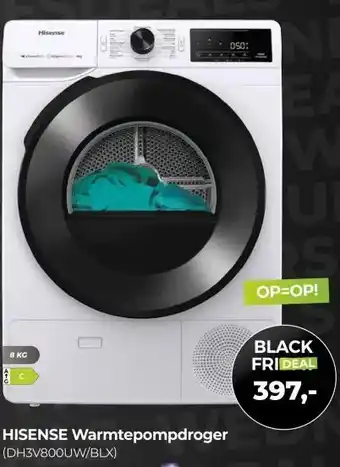 EP Beerepoot HISENSE Warmtepompdroger aanbieding
