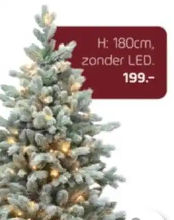 Coppelmans Janga x-mas tree snowy prelit zonder LED aanbieding