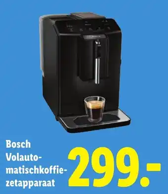Lidl Bosch Volautomatisch Koffiezetapparaat aanbieding