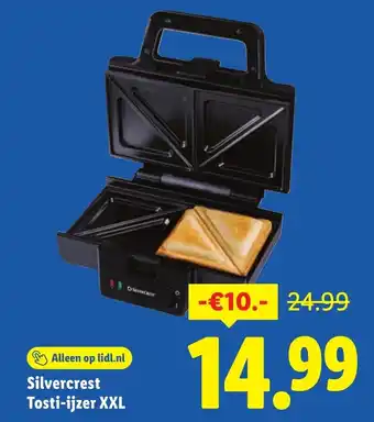 Lidl Silvercrest Tosti-ijzer XXL aanbieding