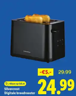 Lidl Silvercrest Digitale broodrooster aanbieding