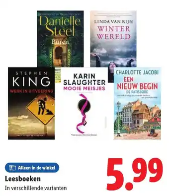 Lidl Leesboeken aanbieding
