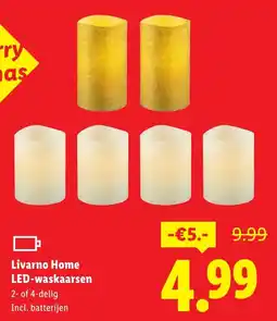 Lidl Livarno Home LED-waskaarsen aanbieding