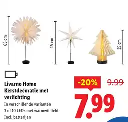 Lidl Livarno Home Kerstdecoratie met verlichting aanbieding
