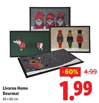 Lidl Livarno Home Deurmat aanbieding