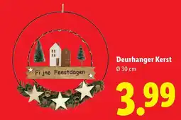 Lidl Deurhanger Kerst aanbieding