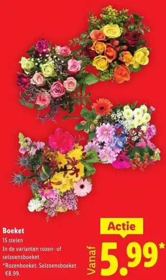 Lidl Boeket aanbieding