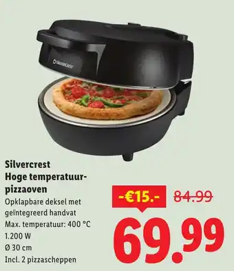 Lidl Silvercrest Hoge temperatuur pizzaoven aanbieding
