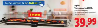 Lidl Alpina Teppanyaki-grill XXL aanbieding