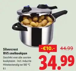 Lidl Silvercrest RVS snelkookpan aanbieding