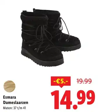Lidl Esmara Dameslaarzen aanbieding