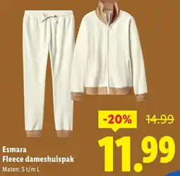 Lidl Esmara Fleece dameshuispak aanbieding