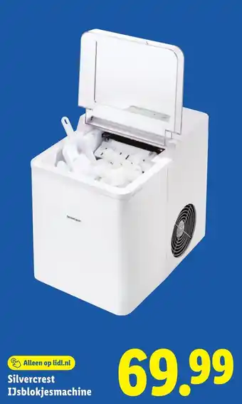 Lidl Silvercrest IJsblokjesmachine aanbieding