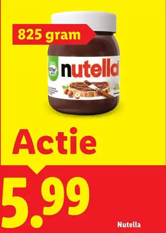 Lidl Nutella aanbieding