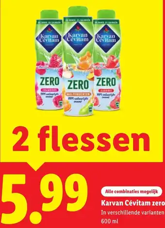 Lidl Karvan Cévitam zero aanbieding