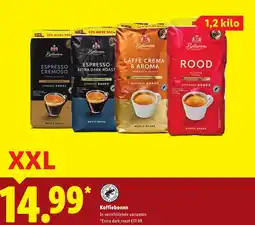 Lidl Koffiebonen aanbieding