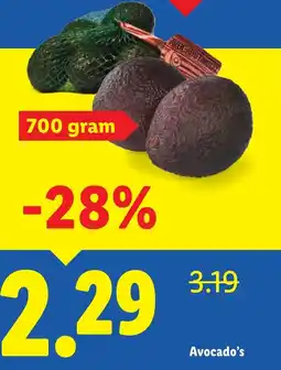 Lidl Avocado's aanbieding