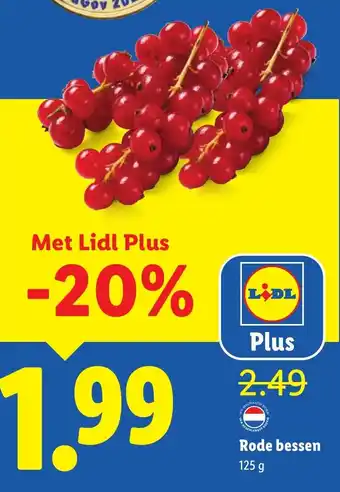 Lidl Rode bessen aanbieding