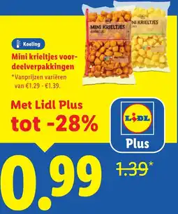 Lidl Mini krieltjes voordeelverpakkingen aanbieding