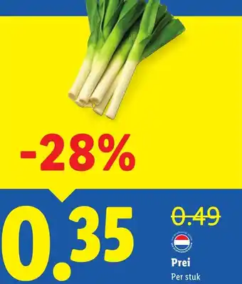Lidl Prei aanbieding