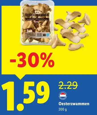 Lidl Oesterzwammen aanbieding