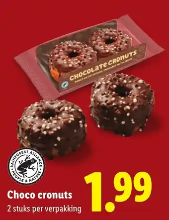 Lidl Choco cronuts aanbieding