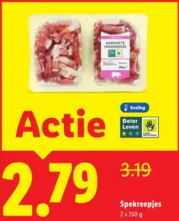 Lidl Spekreepjes aanbieding