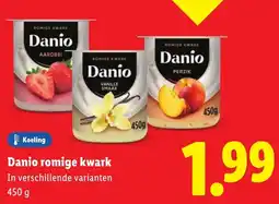 Lidl Danio romige kwark aanbieding