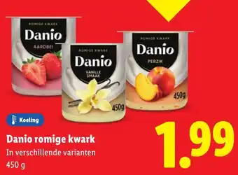 Lidl Danio romige kwark aanbieding
