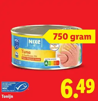 Lidl Tonijn aanbieding