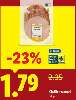 Lidl Kipfilet naturel aanbieding