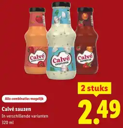 Lidl Calvé sauzen aanbieding
