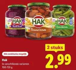 Lidl Hak aanbieding