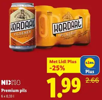 Lidl Premium pils aanbieding