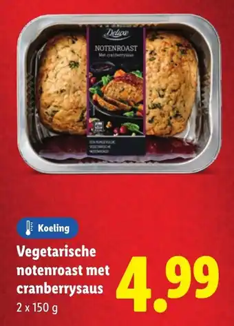 Lidl Vegetarische notenroast met cranberrysaus aanbieding