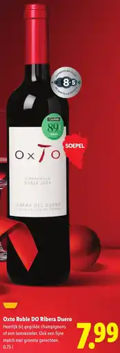 Lidl Oxto Roble DO Ribera Duero aanbieding